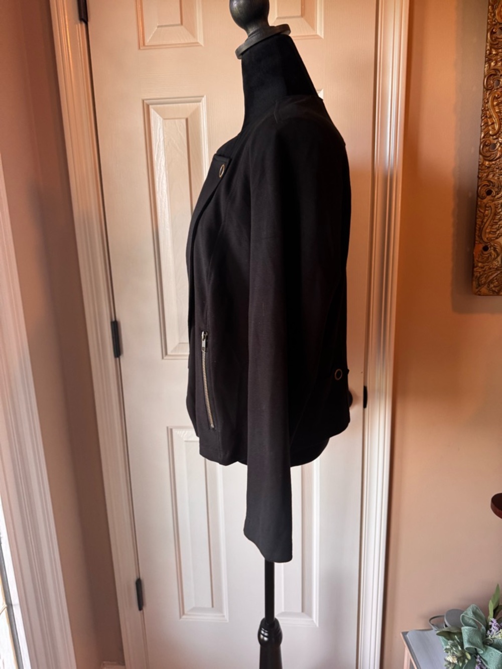 CAbi Ponte Moto Jacket - Asymmetrical Design - Black - Sz   x-large - Picture 6 of 11